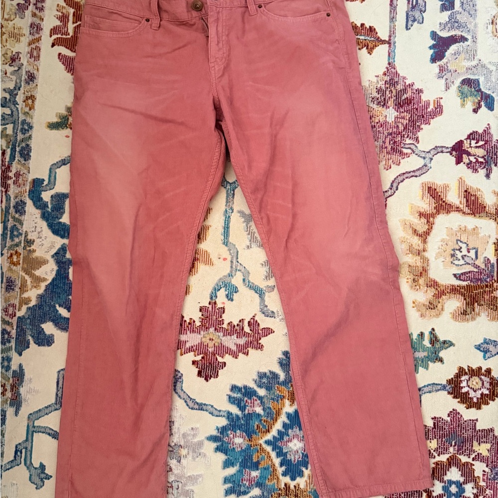 Banana Republic Pink Straight Leg Pants